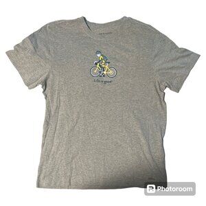 Life Is Good Jake Biking Crusher Tee | Men's L | NWT